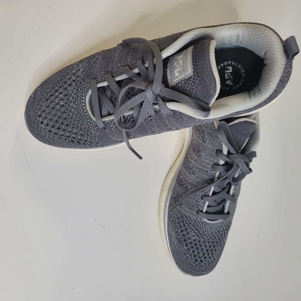 APL Athletic Propulsion Labs TechLoom Phantom Gray Running Sneakers Shoes 8.5